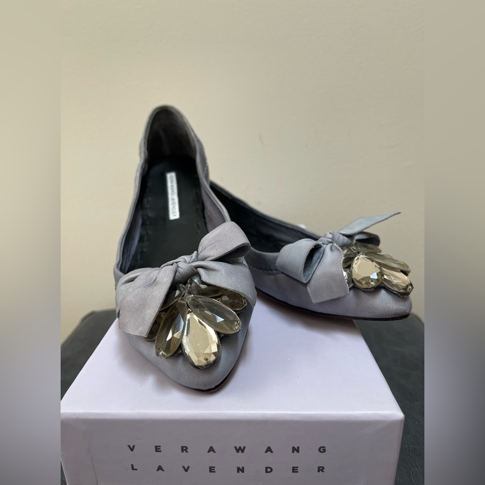 VERA WANG LAVENDER Gillian-Grey Deep Dye Flats